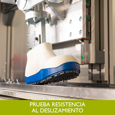 prueba resistencia  al deslizamiento