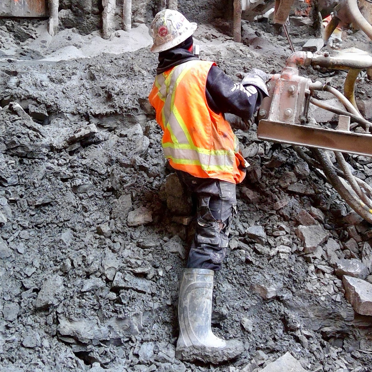 builders wellies